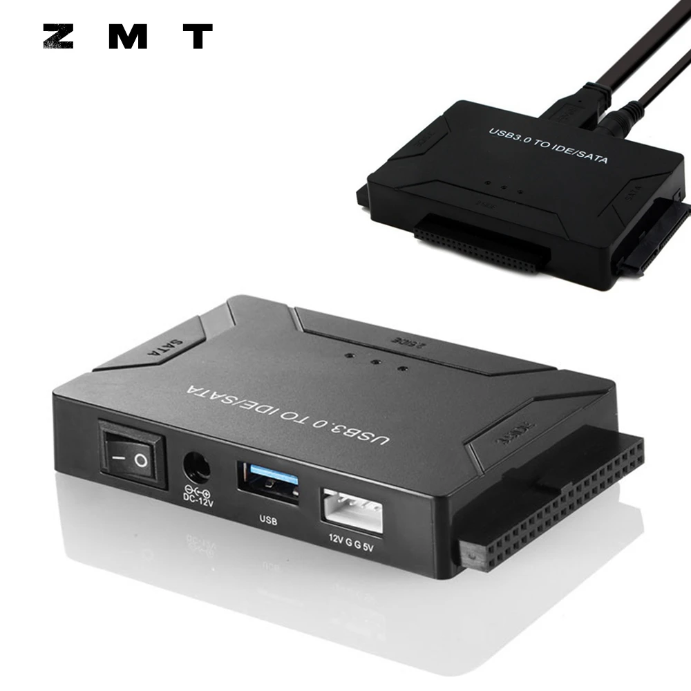

USB 3.0 to SATA IDE ATA Data Adapter HDD SSD Hard Disk Driver Converter 500MB/S 1 Drive 3 USB3.0 IDE SATA Adaptor 2.5" 3.5" Disc
