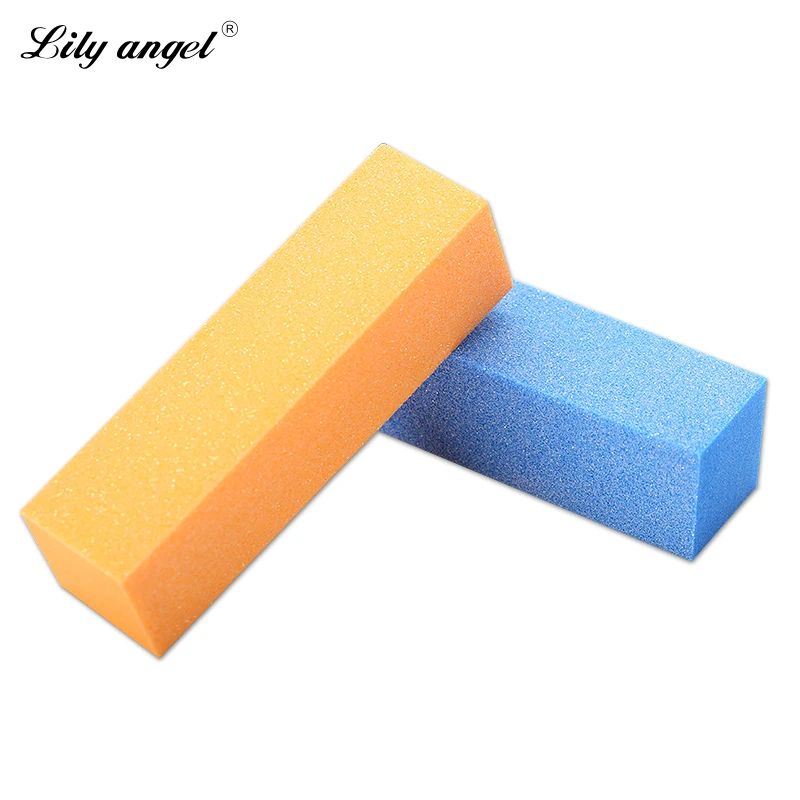 Lilyangel Colorful Sponge Sanding font b Nail b font File Buffer Block for UV Gel font