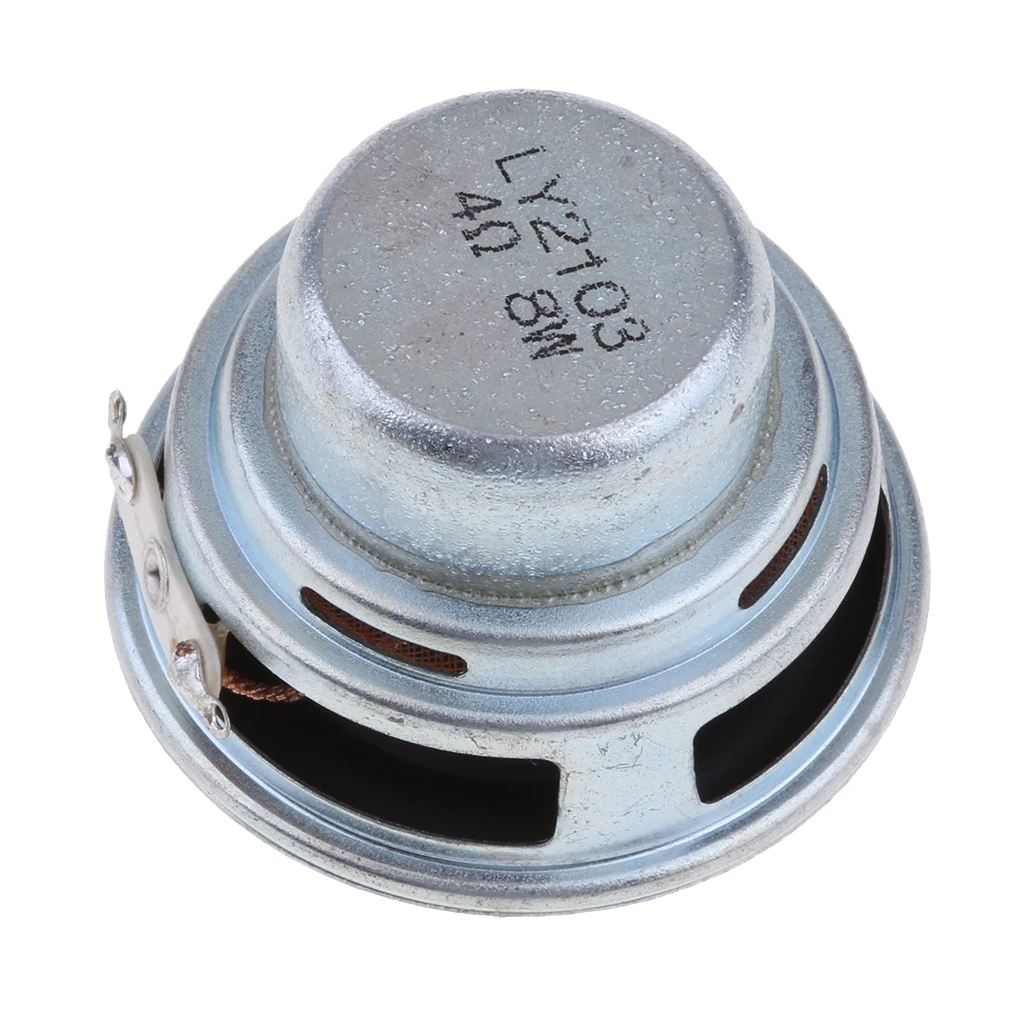 New 45mm 8W Full Range Audio Speaker Stereo Sound Black Replacement fit for most audio speaker accessories