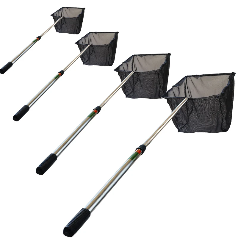 Fishing Net Aluminum Alloy Folding Carp Fishing Net & Extending Pole