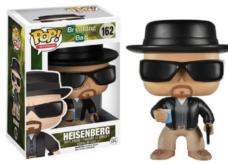 

POP BreakingBad Breaking Bad HEISENBERG Vinyl Model Dolls Action Figures Toys Collection Gifts For Children Free Shipping
