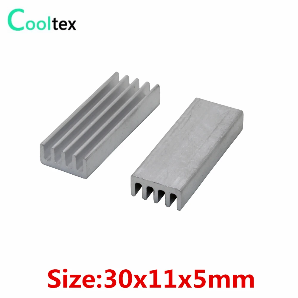 20pcs/lot 30x11x5mm Aluminum Heatsink heat sink radiator for Chip VGA RAM IC LED COOLER cooling | Компьютеры и офис