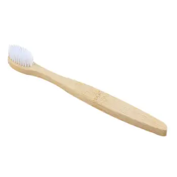 

1PC Personal Environmental Bamboo Charcoal Toothbrush For Oral Health Low Carbon Medium Soft Bristle Wood Handle Toothbrush