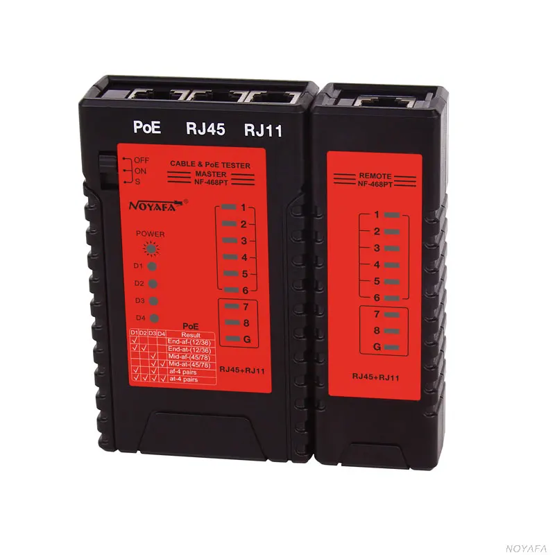 Cable continuity testers POE Tester Check the RJ11 RJ45 Cable quickly Detect Automatically tests for continuity