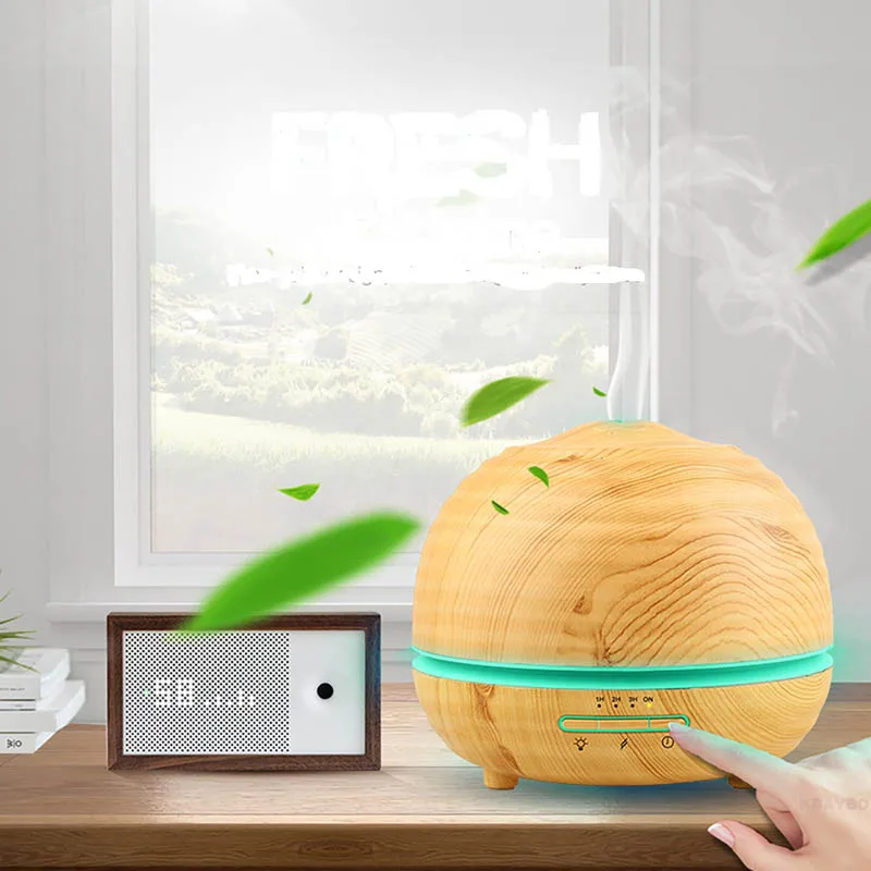 

300ml Fashion Cool Mist Humidifier Ultrasonic Aroma Essential Oil Diffuser 7 Color Changes for Office Home HY99 JY23