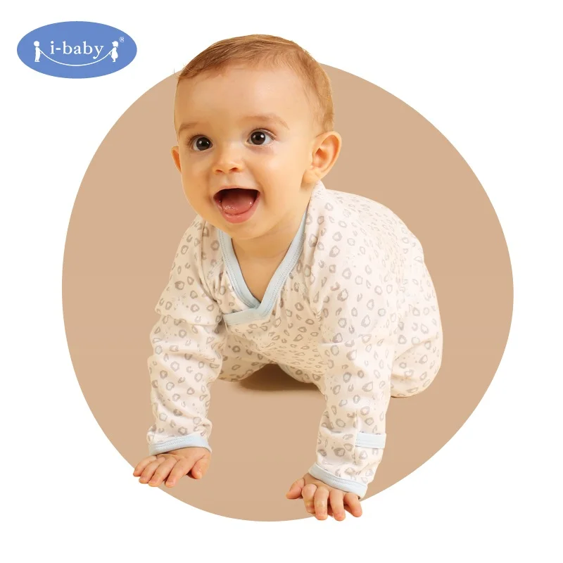 PIMA COTTON Unisex Baby Rompers Long Sleeve Cotton O-Neck 0-6M Newborn Boys&ampGirls Roupas de bebe Spring Clothes | Мать и ребенок