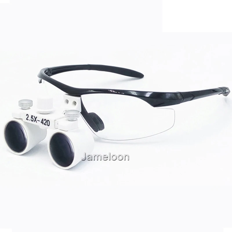  Metal box 2.5X magnifying surgical glasses medical dental operation loupe dentist magnifier enlarge - 32577463176