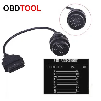 

High Quality OBD 2 II Cable For IVECO 38Pin obd 16 Pin Connector Cable Car Interface Cable For IVECO Trucks Diagnostic Tools