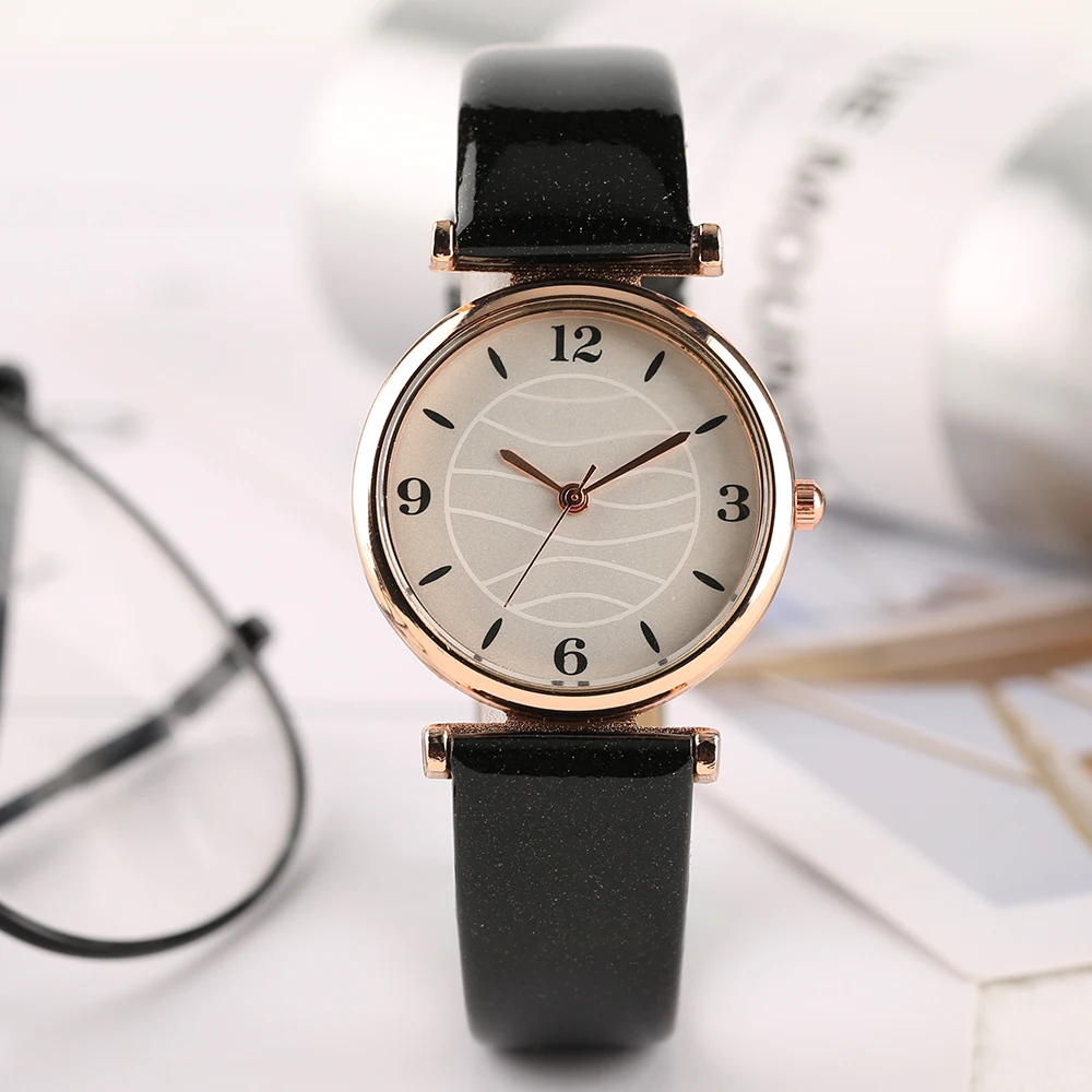 Elegant Round Case Female Wrist Watch Trendy Charm Bangle Women Watches