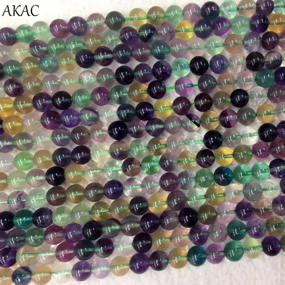 

Free shipping natural colorful fluorite purple yellow stone beads for diy making 8mm 1 strand/set semi precious gemstone