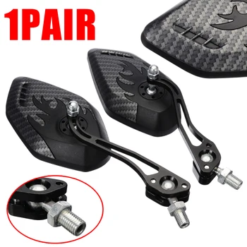 

1Pair Universal Handlebar Safe Bicycle Rear View Mirror HD GlassRear Rotate View Mirrors for Bicycles MTB Road Bikes