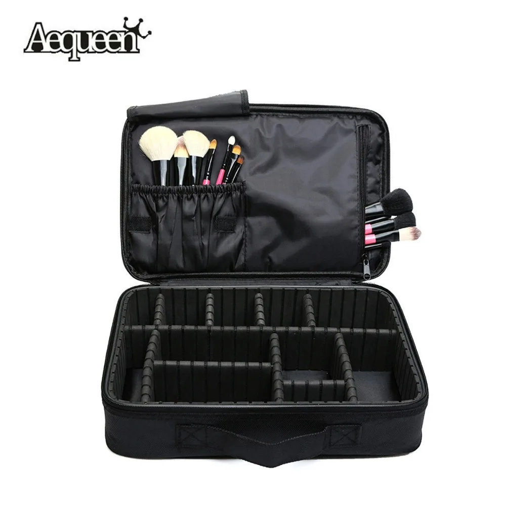 Mulheres Organizador de Bolsa De Maquiagem De Alta Qualidade Profissional Saco de Pincel de Maquiagem Caso Cosméticos Saco Saco Grande Capacidade De Armazenamento Caixa de Ferramentas De Arte
