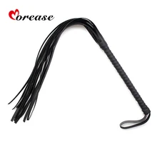 Morease Whip Slave Bondage Leather Flirt Flogger Spanking Sexy Erotic Sex Toy Adult Game for Women Fetish BDSM Tool Product 75cm Morease Whip Slave Bondage Leather Flirt Flogger Spanking Sexy Erotic Sex Toy Adult Game for Women Fetish BDSM Tool Product 75cm