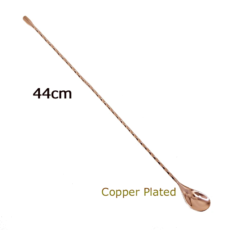 44cm Stainless Steel Bar Spoons Teardrop/Trident Bar Spoon Cocktail Drink Mixer Stirring Mixing Spoon Stirrer