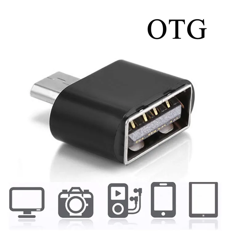 OTG адаптер Micro USB 2,0 на USB 2,0 адаптер с функцией OTG для samsung/huawei/Xiaomi/LG/htc и других смартфонов