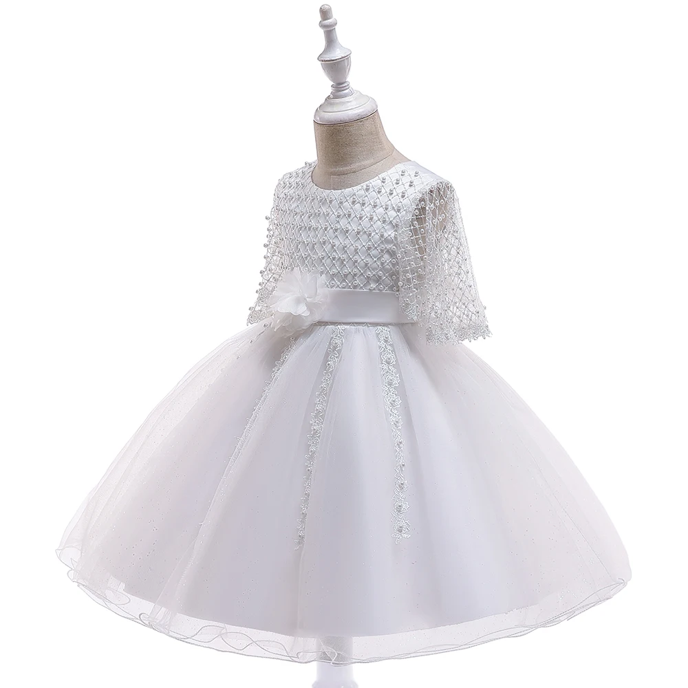 Новая одежда для девочек летнее свадебное платье Детская одежда модная детская одежда с рукавами 5 минут свадебное платье для девочек