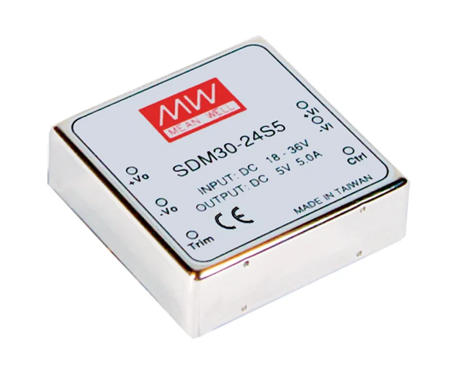 

[PowerNex] MEAN WELL original SDM30-12S3 3.3V 5A meanwell SDM30 3.3V 16.5W DC-DC Regulated Single Output Converter