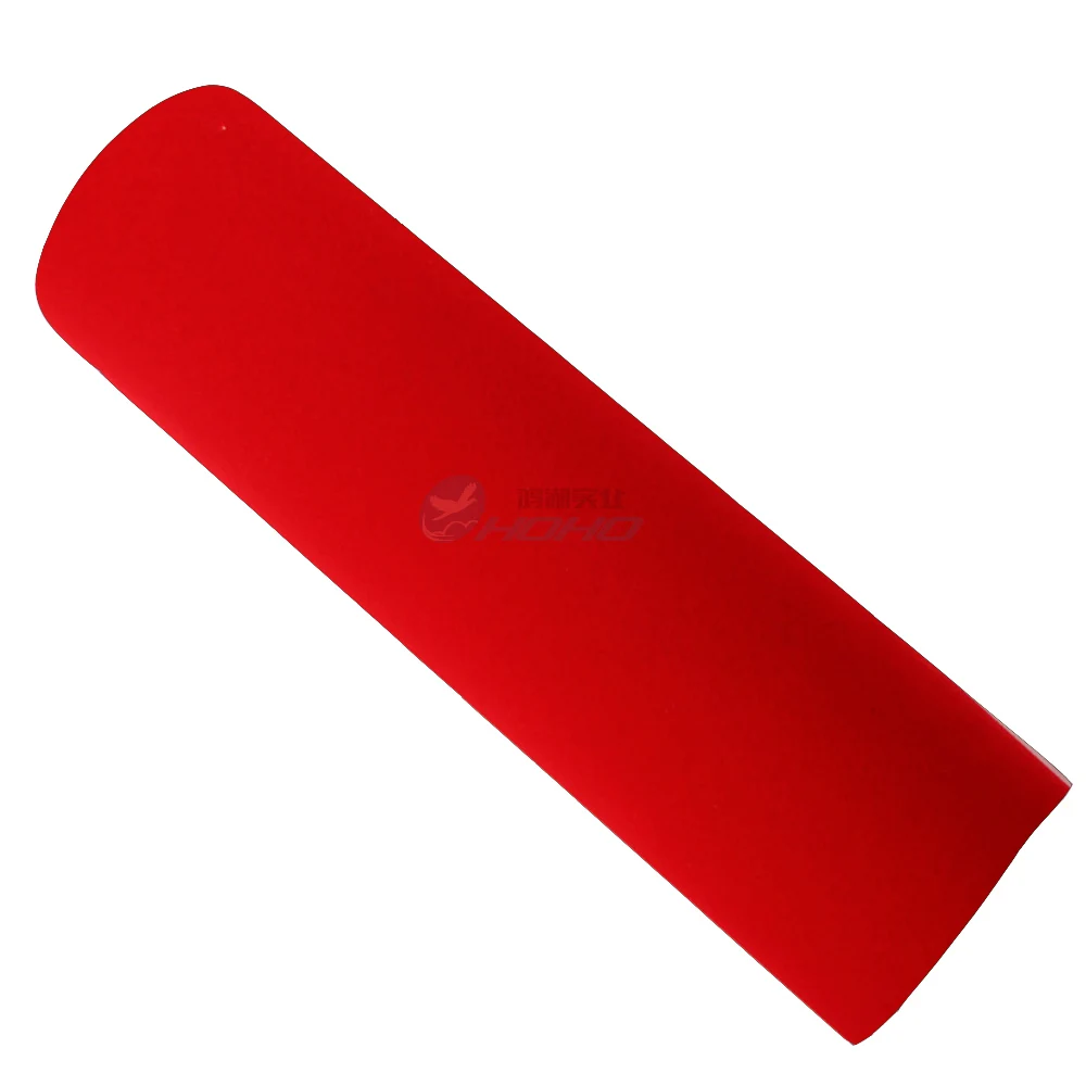 SU-07 -suede fabric red