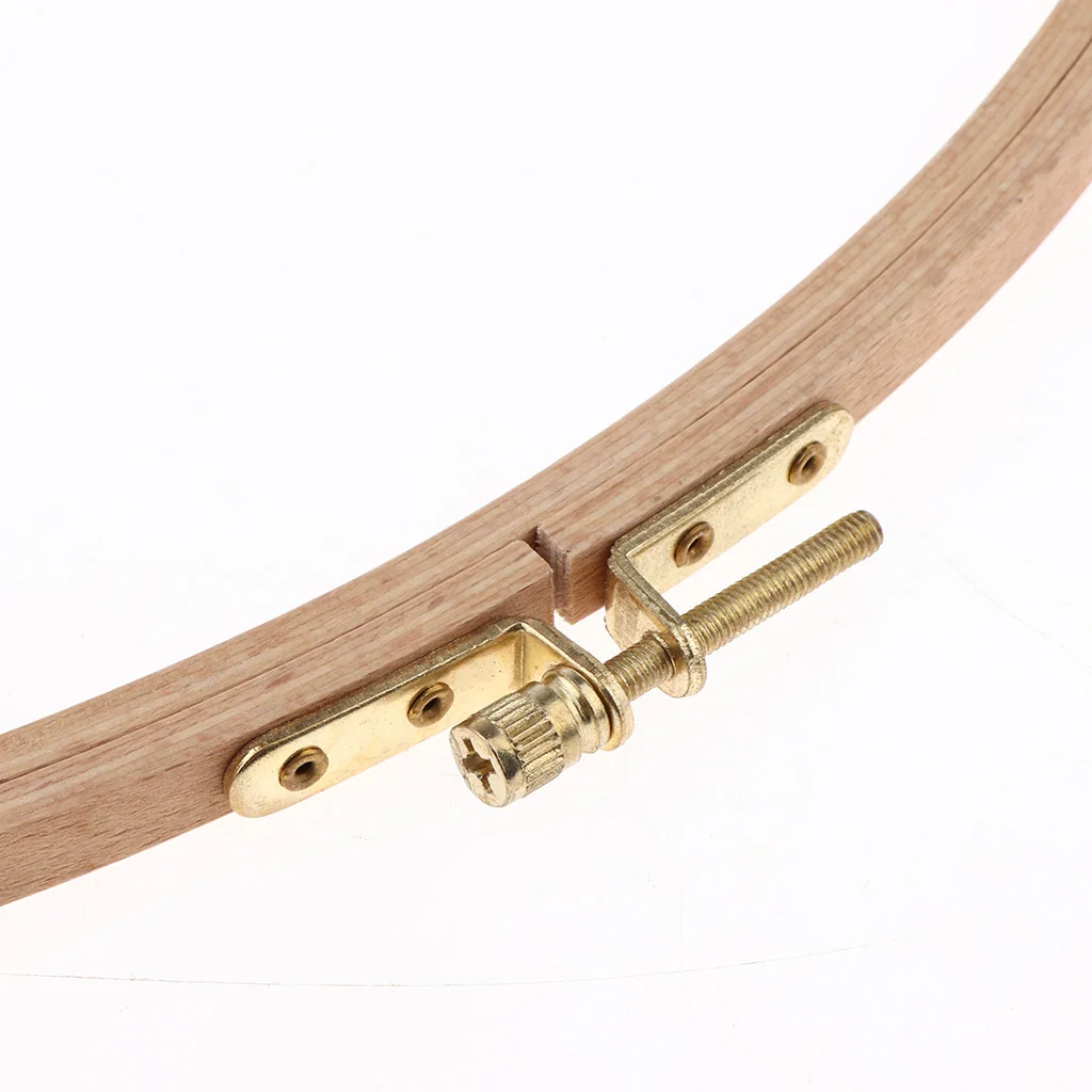 2pcs Oval Wooden Frame Hoop Circle Embroidery Set Round Machine Bamboo For Cross Stitch Hand DIY Household Craft Sewing 