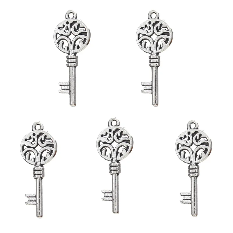 20pcs-lot-Antique-Silver-Plated-Key-Shaped-Mini-Key-Charms-Pendant-For-Earring-Bracelet-Necklace-Accessories (3)
