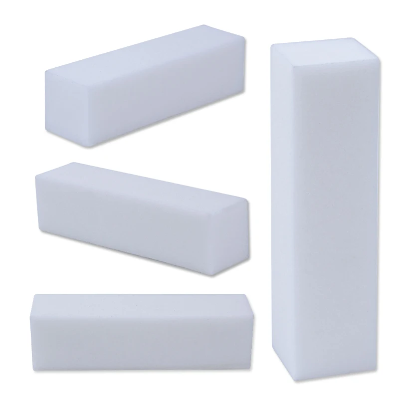 

FairyGlo White Flies 4pcs Sanding Files Block Pedicure Nail Buffer Nail Manicure 4 Way UV Gelpolish Nail Art Tools