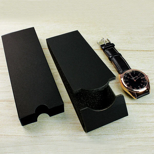 Простой дизайн коробка для часов Упаковка подарочные часы аксессуары коробка часы складная коробка черный дизайн патент коробки часы