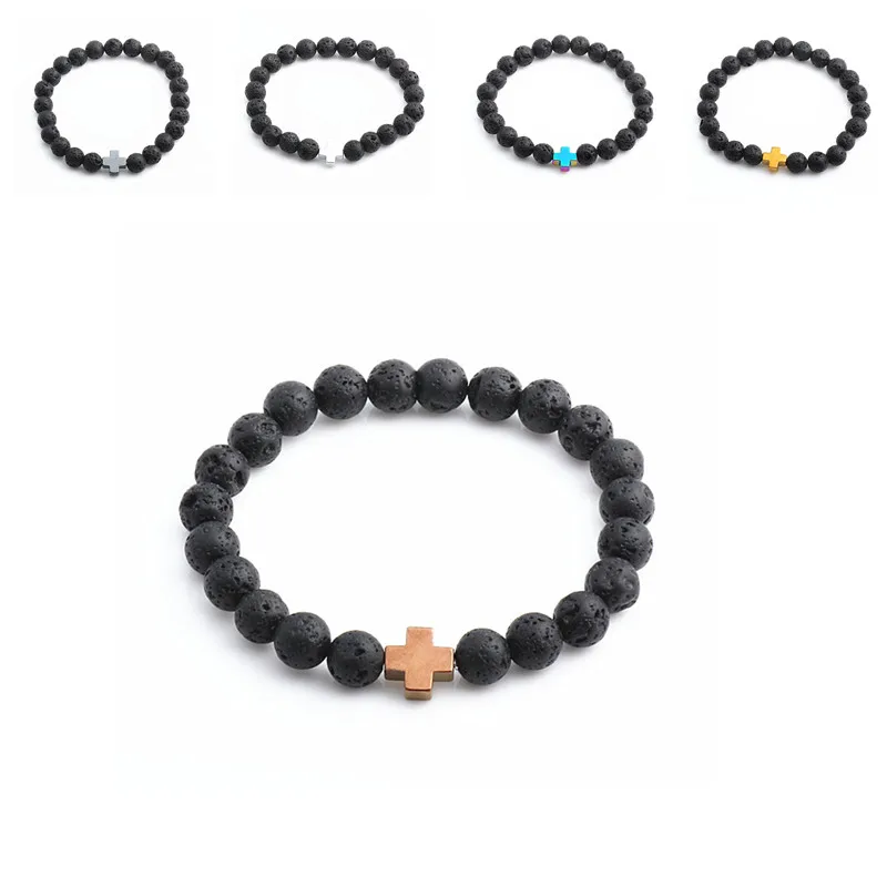 

Bracelet Charms Stone Beads Men Jewelry With Cross For Women Bangles Pulseira Masculina beads for jewelry making