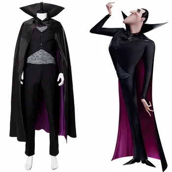 

Summer Vacation Dracula Cosplay Costume Cloak Adult Men Halloween Carnival Masquerade Costume Custom Made