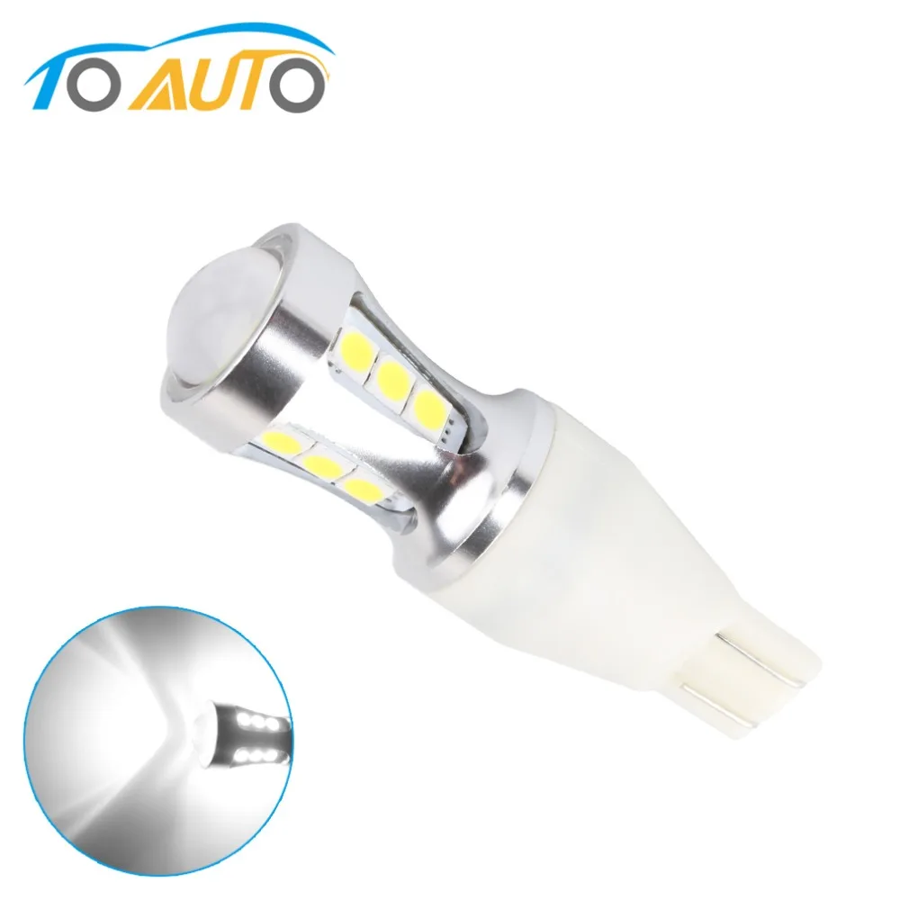 

1Pcs W16W Led Bulb Canbus No Error T15 Led 1000LM Wedge Reverse Lights 18pcs 3030 chips Car Light Bulb Auto Lamp White 6000K 12V
