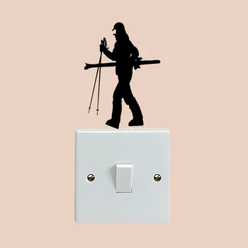 

Ski Mountains Fashion Sport Livingroom Decor Wall Decals Switch Stickers 5WS1270