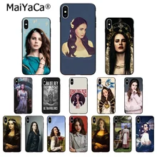 MaiYaCa-funda de silicona para teléfono móvil Apple, protector de TPU suave de color negro para iPhone 8 7 6 6S Plus X XS MAX 5 5S SE XR