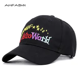 Новая звезда Astro мире папа шляпа хлопок Бейсбол кепка бейсболка шапка летняя кепка с регулировкой размера Регулируемый Гольф головные