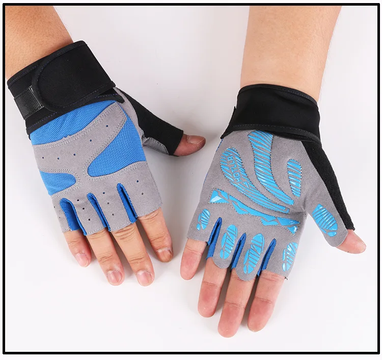 Нескользящая Спортивная перчатка для спортзала Йога Бодибилдинг инструмент Велоспорт обучение дышащий фитнес-браслет на запястье перчатки