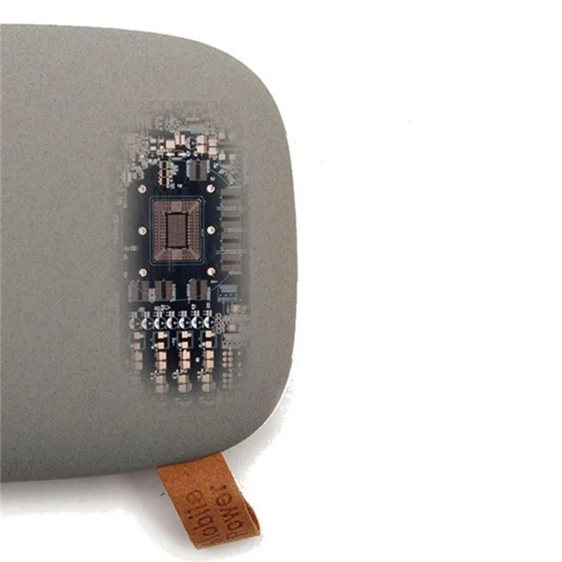 Мини внешний аккумулятор qiuck на 20000 мАч в форме камня мини портативный USB для