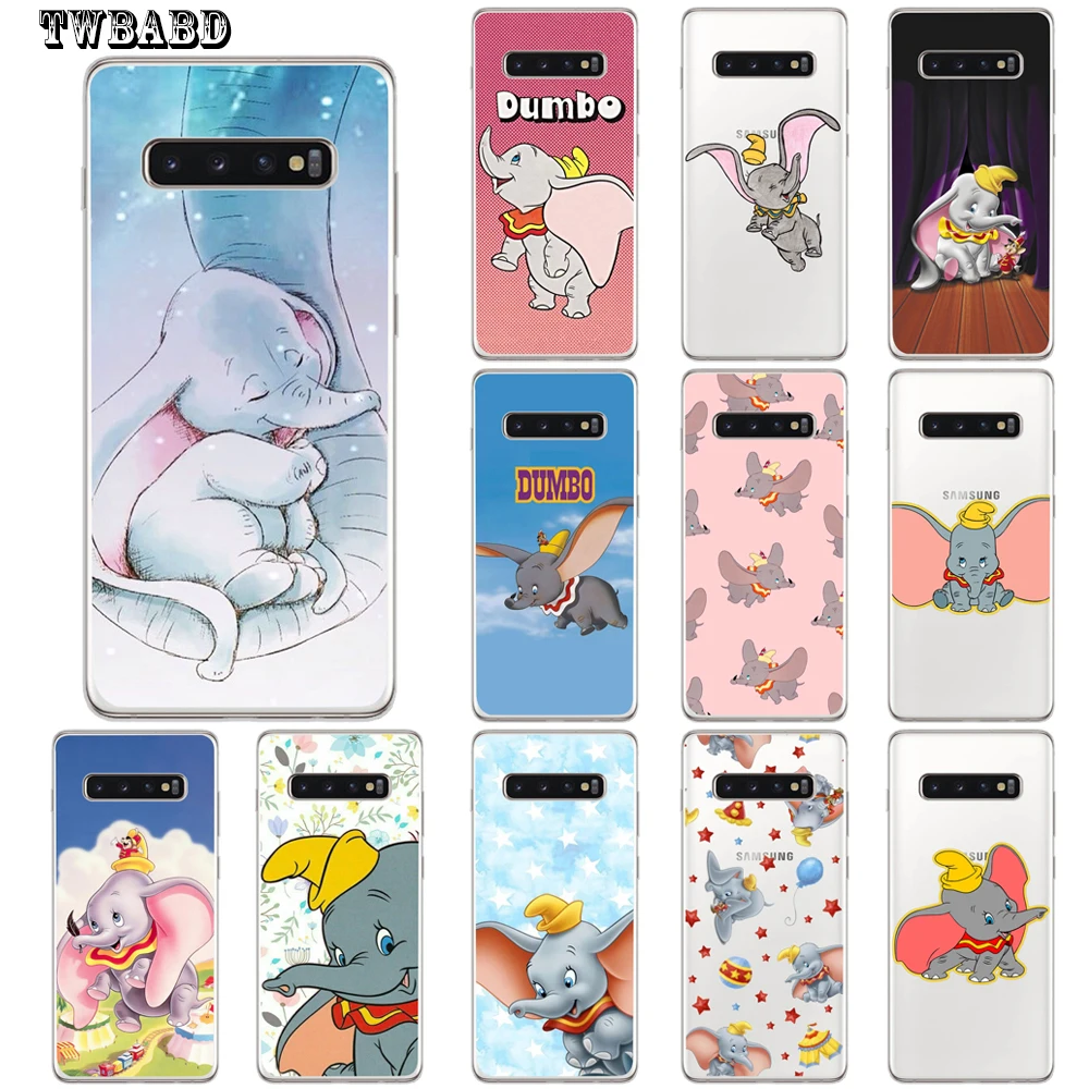 

Animation Dumbo Capa Coque Phone Case For Samsung S9 S8 S10 Plus S7 S6 Edge S10 Lite Note 8 9 Soft Cover for SaM- S10 Plus Etui