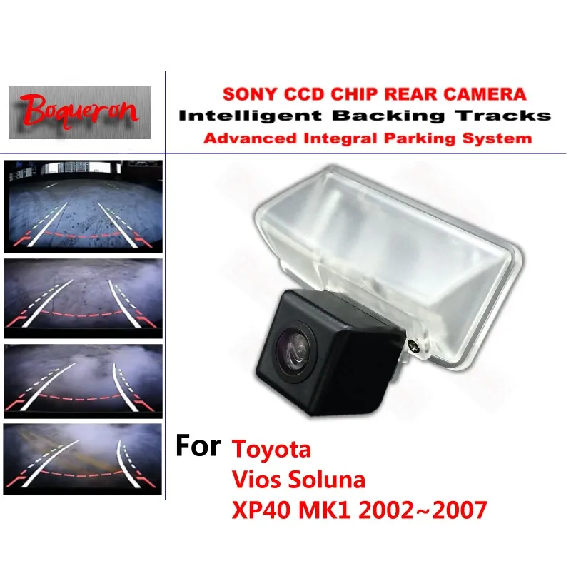 for Toyota Vios Soluna XP40 MK1 2002~2007 CCD Car Backup Parking Camera Intelligent Tracks Dynamic Guidance Rear ViewCamera | Автомобили и