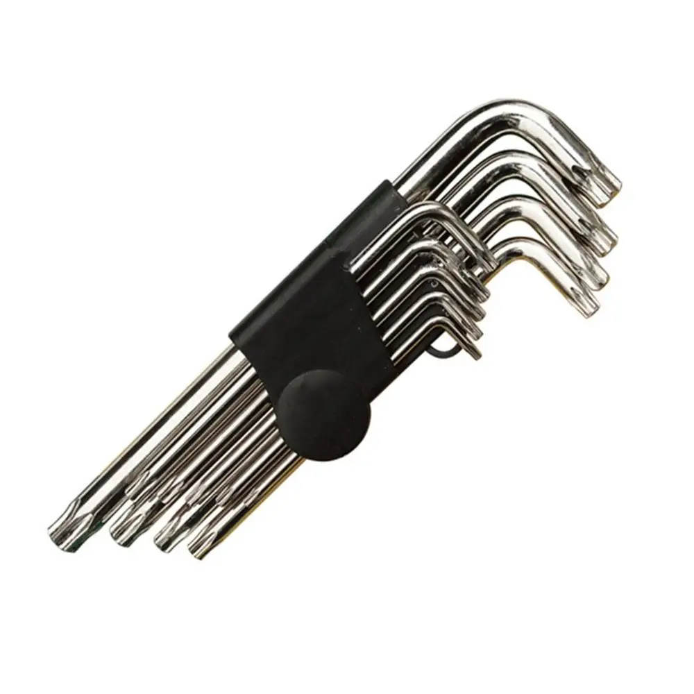

804-45 /9PCS L Type Plum Blossom Hex Key Wrench Set Combination Wrench Multifunction Screwdrivers Repairing Tool