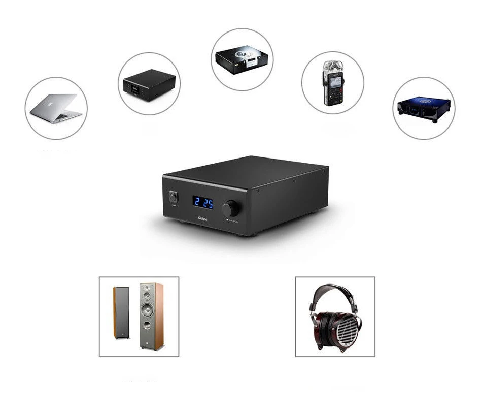Quloos QLS QA690 160 Вт * 2 DSD чистый цифровой усилитель мощности аудио|amplifier digital|amplifier