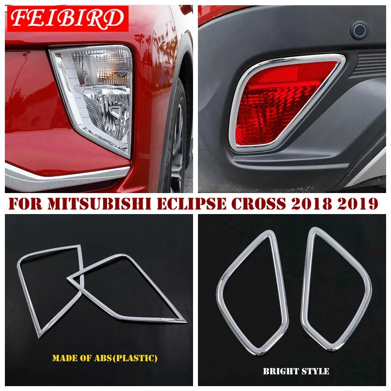 Авто аксессуар для Mitsubishi Eclipse Cross 2018 2019 ABS снаружи Передние Задние противотуманные