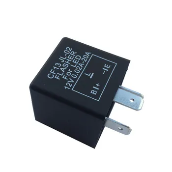 

3 Pin Car Flasher Relay to Fix LED Light Blink Flash CF13 JL-02 Flasher for LED