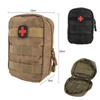 

First Aid Bag Only Molle Medical EMT Cover Outdoor Emergency Military Program IFAK Package Travel Hunting Utility Pouch J2