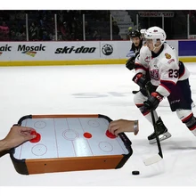 Воздушный хоккейный стол МДФ пластик портативный для семейных развлечений День рождения Рождественские подарки портативная хоккейная игрушка