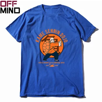 

OFF MIND pure cotton short sleeve men T shirt kame sennin print men tshirt summer dragon ball o-neck t-shirt tee shirt DR0107