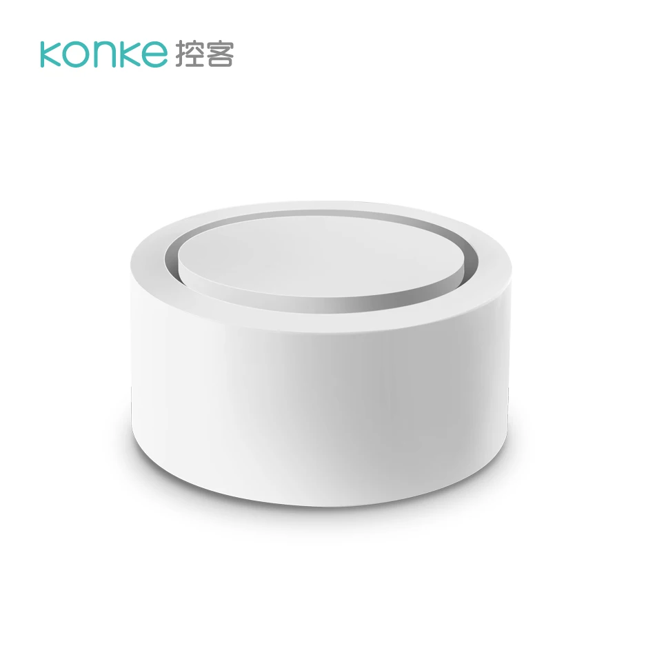 Botão de Protocolo Inteligente sem Fio Segurança em Casa Konke Zigbee Aberto Interruptor Remoto Casa Aplicativo Controle App 3.0