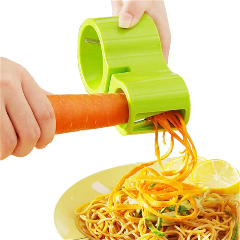 

Multifunction Spiral Vegetable Slicers Double Grater Premium Noodle Cutter Zucchini Pasta Spaghetti Maker Knife Sharpener 2018