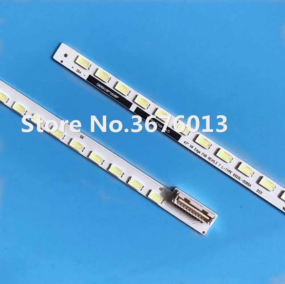 

for LCD TV LED backlight Article lamp LC470EUN 3660L-0369A 6920L-0089A 6920L-0089B 1Piece=64LED 609MM 1set=2Piece Left and right