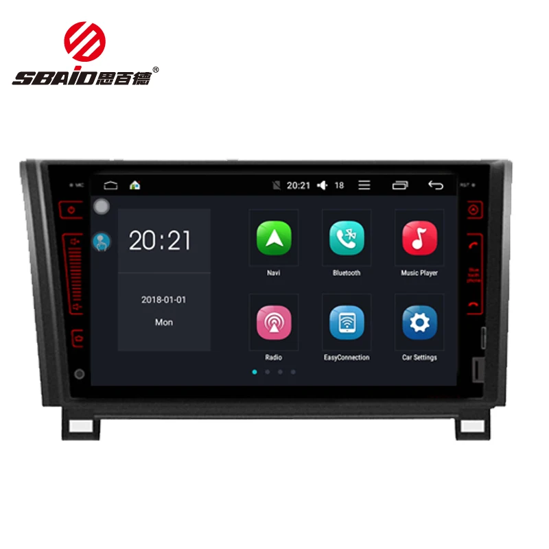

Sbaid 1 din 9 "Android 6.1Car Radio Multimedia For Toyota Sequoia 2009-2019 Year With Capacitive Screen Stereo Bluetooth Wifi