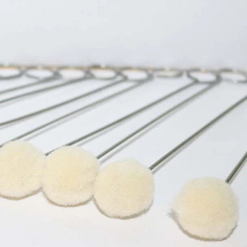 

20pcs Leather craft DIY Tool DIY leather tool accessories assisted dyeing wool ball.Alcohol dye oil dye wool brush
