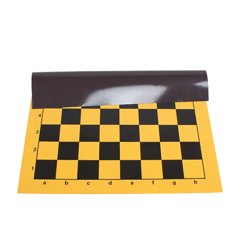 

100cm Plastic Chess Game Chessboard 85mm Checker Fold Magnetic Teaching Checkers Board International Chessboard BSTFAMLY IB1