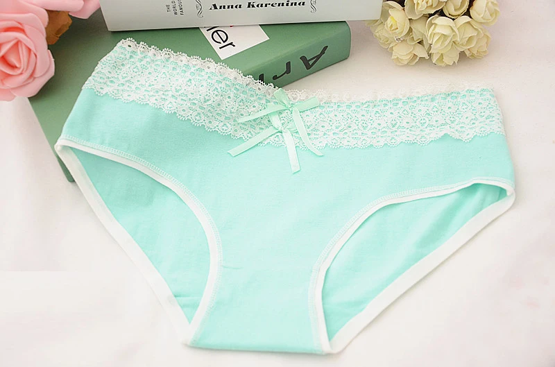 Rayon Solid Color Seamless Ladies Underwear Midrise Large Women